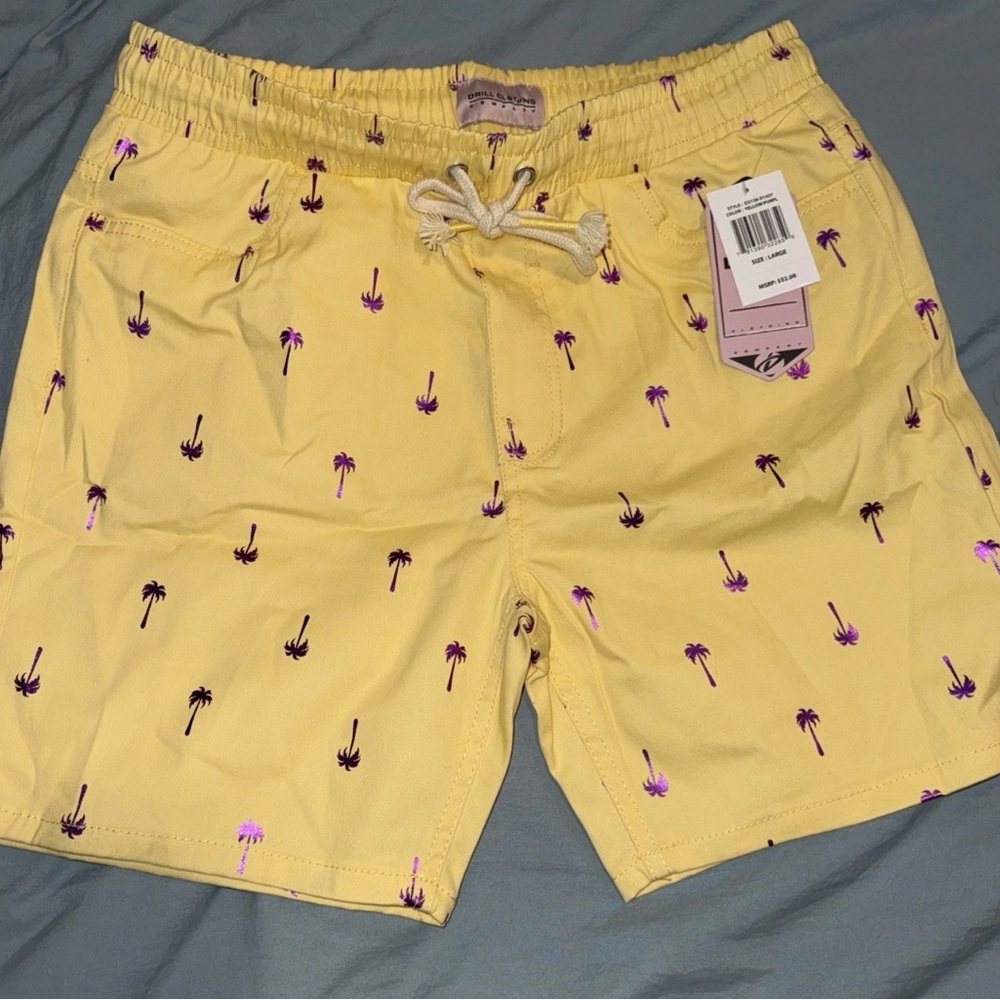 Drill‎ Clothing Co Large palm tree shorts